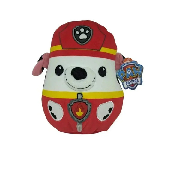 NWT Paw Patrol Marshall 8 Inch Squishy Plush Soft Toy - Picture 1 of 4